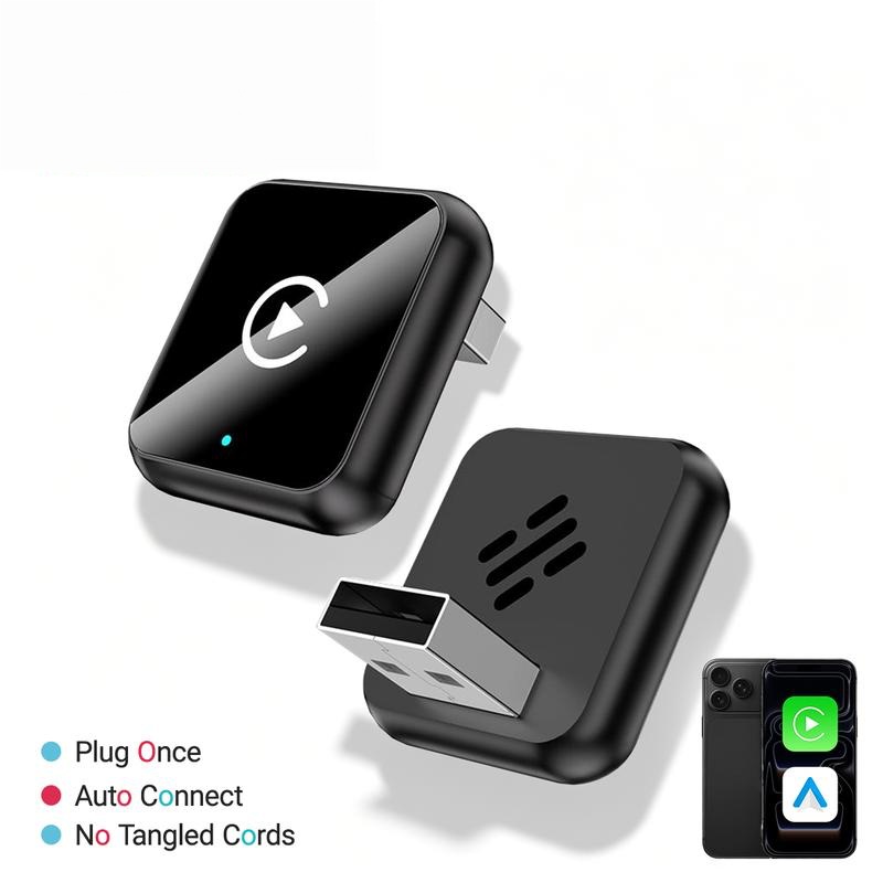 2026 Wireless carplay Adapter for iPhone-Android ,Hands-Free Call